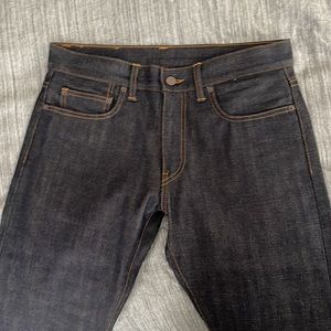 Arcane Supply Co Men's size 30 raw denim Selvedge tapered leg NWOT - SOLD OUT